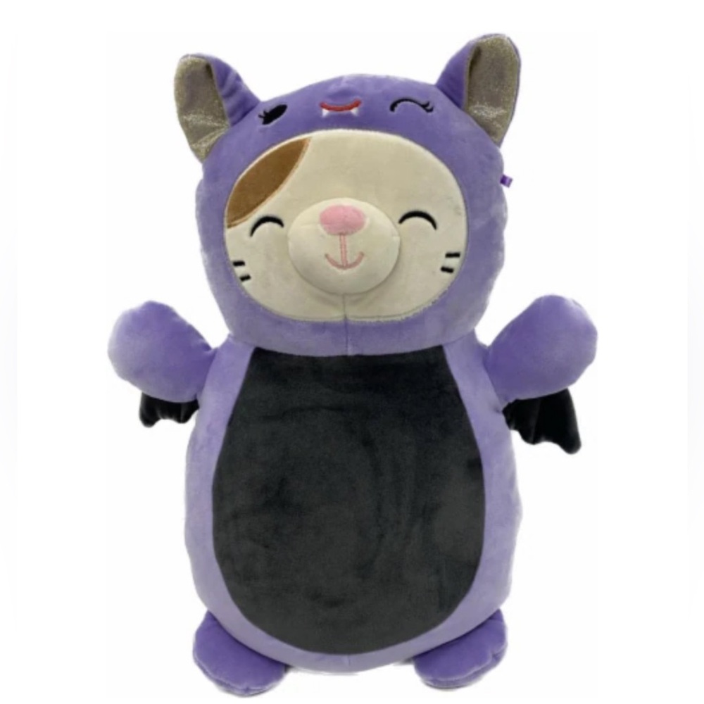 Cam the Cat in Bat Costume 14” Halloween HugMee Squishmallows NWT